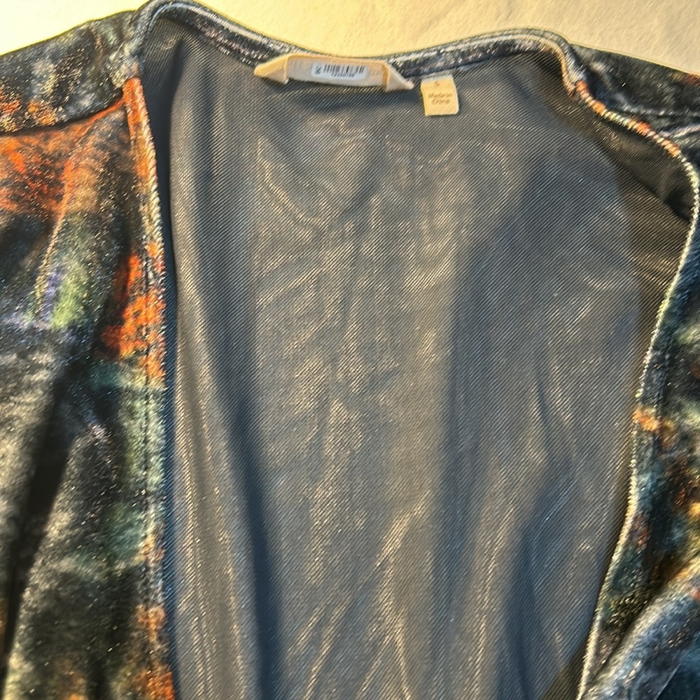 SOFT SURROUNDING VELVET ALYSSA TAPESTRY TOP WOMEN SIZE S - Picture 10 of 12